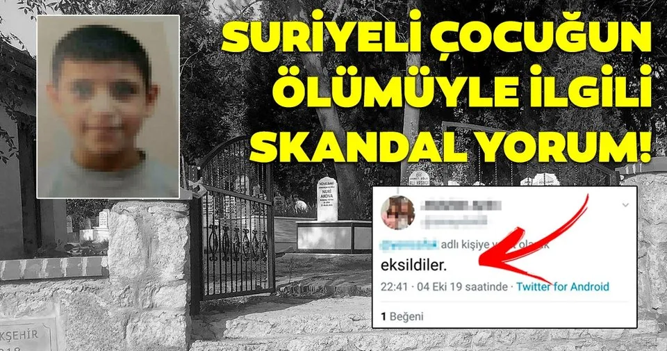 9 Yasindaki Suriyeli Cocugun Intiharindaki Iddialar Asilsiz Cikti Iddialar Arastiriliyor Son Dakika Haberler