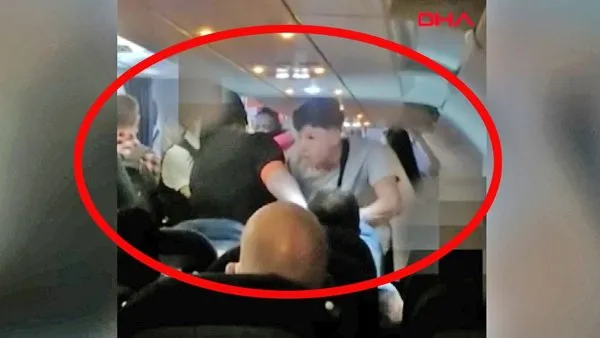 Son dakika haberi: Londra - Antalya uçağında skandal olay! Kadına tekme tokat şiddet | Video