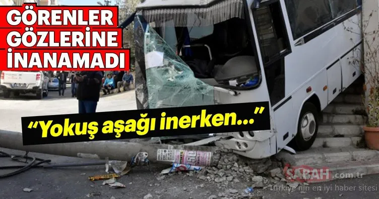 İzmir’de inanılmaz kaza