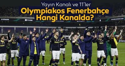 Olympiakos Fenerbahçe maçı için geri sayım! Ne zaman, saat kaçta ve hangi kanalda?