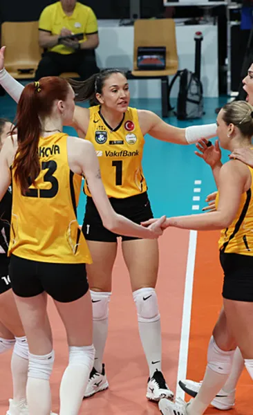 Vakıfbank set vermeden galip!