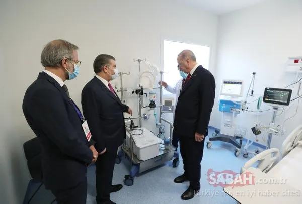 Başkan Erdoğan tek tek inceledi! Sancaktepe'deki Prof. Dr. Feriha Öz Acil Durum Hastanesi açıldı