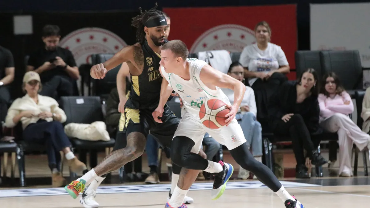 Trabzonspor, Biotekno Körfez Basket'i deplasmanda yıktı!