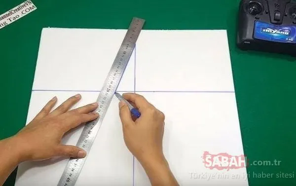 Kendi imkanlarıyla başardı! Evde uçak yaptı!