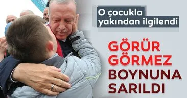 Başkan Erdoğan'a Düzce'de sevgi seli