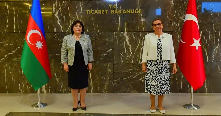 Ticaret Bakanı Pekcan, Azerbaycan Meclis Başkanı Gafarova ile görüştü
