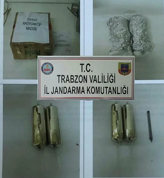 Trabzon’da nükleer sanayide kullanılan sezyum ele geçirildi