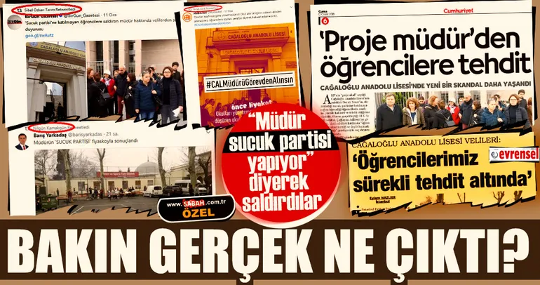 Müdür sucuk partisi yapıyor diyerek saldırdılar! Bakın gerçek ne çıktı?