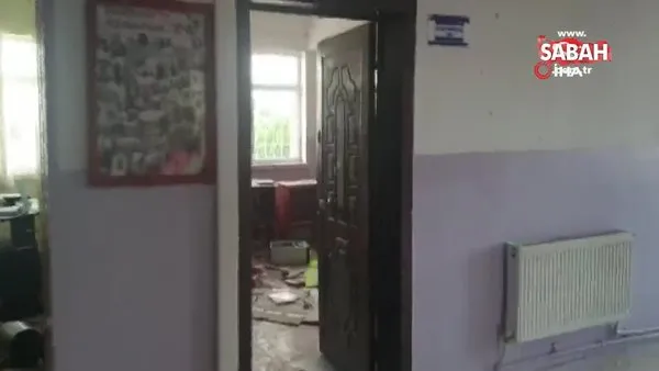 Ankara'da kullanılmayan okulun hali yürekleri parçaladı | Video