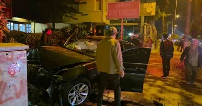 Otomobil ile duvara çarpan sürücü hayatını kaybetti #antalya
