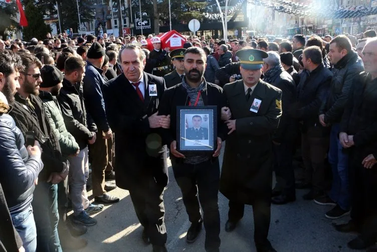 Tel Abyad şehidi teğmen Sinan Bilir, Tokat'ta son yolculuğa uğurlandı