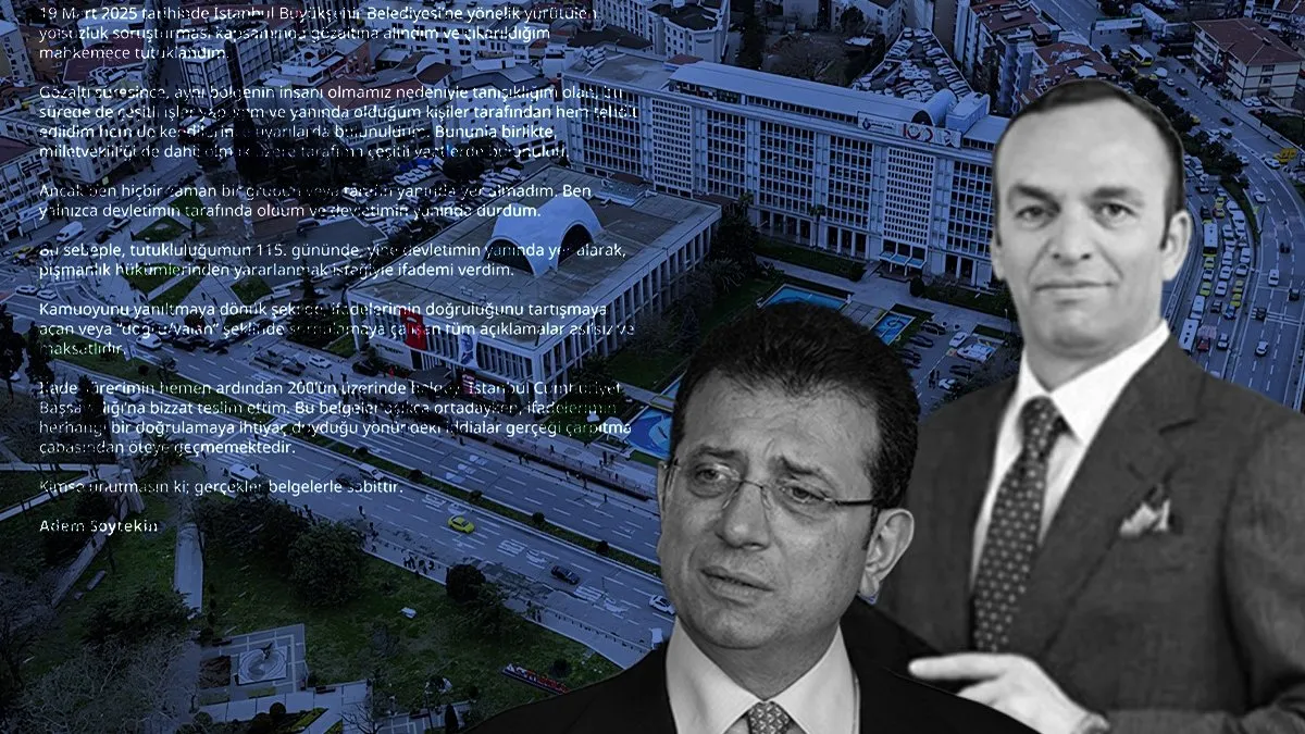 SON DAKİKA… İBB soruşturması itirafçısı sıvacı Adem Soytekin açıkladı: 200’ün üzerinde belgeyi savcılığa teslim ettim!