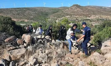 İzmir açıklarında 73 düzensiz göçmen kurtarıldı #izmir