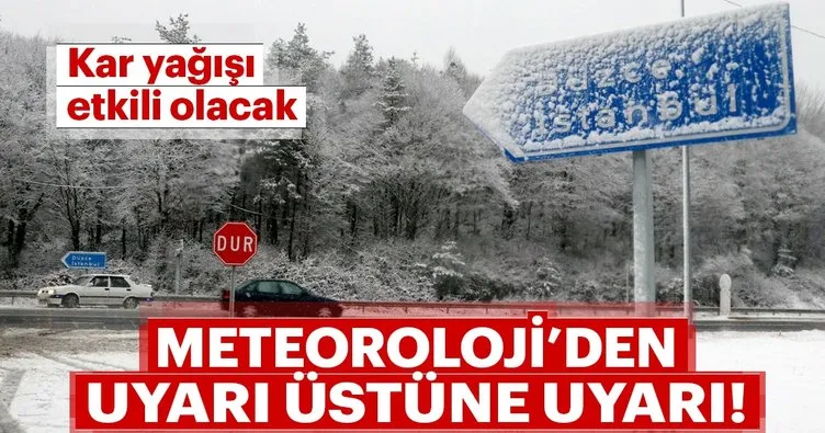 Meteoroloji’den son dakika kritik İstanbul hava durumu uyarısı! Kar ne zaman yağacak?