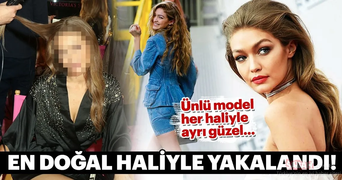 Ünlü model Gigi Hadid�in makyajsız hali! Galeri Kadın