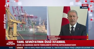 SON DAKİKA: İstanbul’da tarihi gün! Tahıl Koordinasyon Merkezi açıldı! Bakan Akar’dan önemli mesajlar... | video