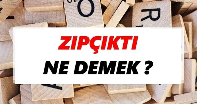 Zıpçıktı Ne Demek? TDK’ya Göre Zıpçıktı Sözlük Anlamı Nedir?