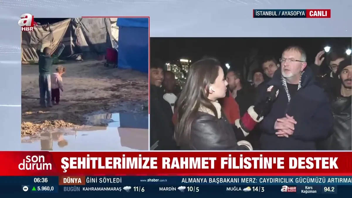 İstanbul’da büyük Gazze yürüyüşü! Türkiye Filistin için ayakta… videosunu izle İstanbul’da büyük Gazze yürüyüşü! Türkiye Filistin için ayakta… videosunu izle