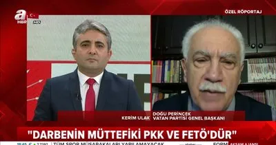 Doğu Perinçek’ten A Haber’e özel açıklamalar: Darbenin müttefikleri PKK ve FETÖ’dür | Video