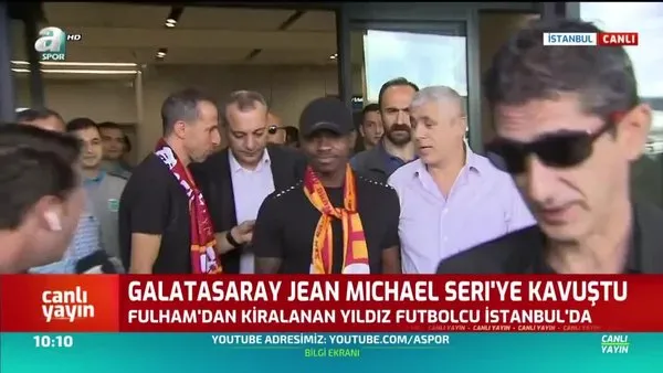 Galatasaray'ın yeni transferi Jean Michael Seri, İstanbul'a geldi