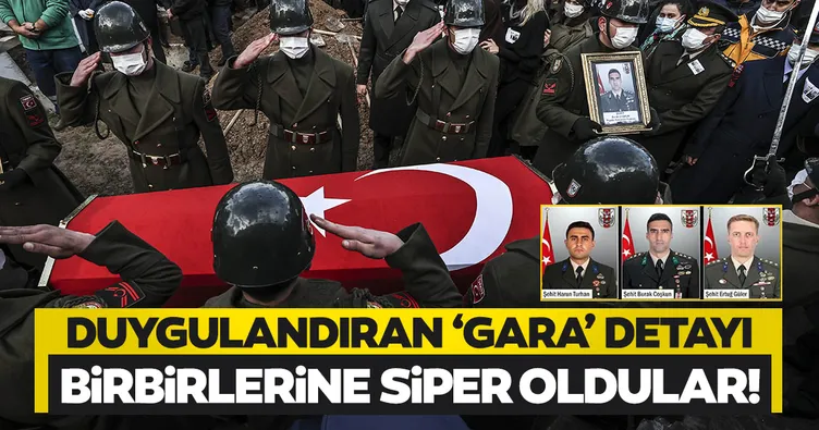 Birbirlerine siper oldular