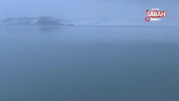Yazıcı Barajı’nın kış manzarası nefes kesiyor