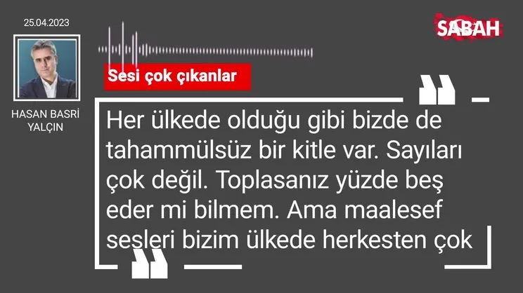Hasan Basri Yalçın | Sesi çok çıkanlar
