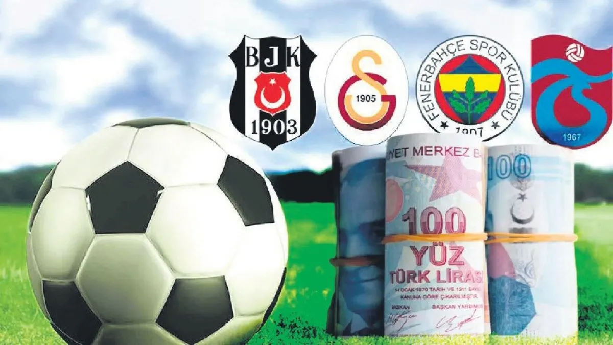 4 büyük kulübün borcu her gün 114.2 milyon lira arttı