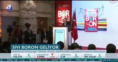 Sıvı Boron geliyor