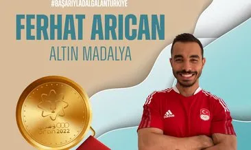 Milli cimnastikçi Ferhat Arıcan’dan altın madalya