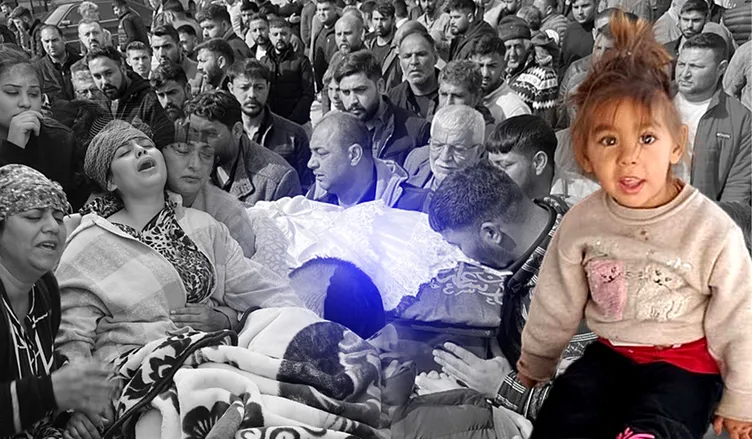 Denizli’de kaybolduktan sonra cansız bedenine ulaşılmıştı: 4 yaşındaki Nazlı Şeşen son yolculuğuna uğurlandı!