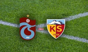 Trabzonspor Kayserispor maçı hangi kanalda? Süper Lig 33. Hafta Trabzonspor - Kayserispor maçı ne zaman, saat kaçta?