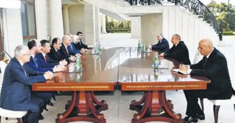 Aliyev, AK Parti heyetini kabul etti
