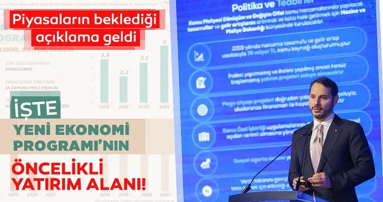 YEP'te öncelikli yatırım alanı belli oldu!
