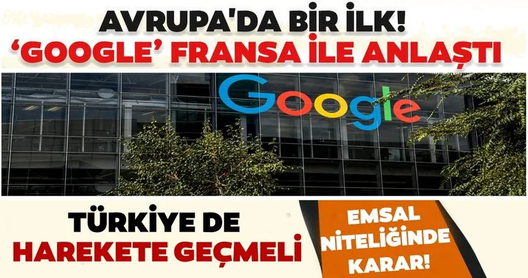 Son dakika: Anlaşma sağlandı! Google, artık Fransız basınına telif ödeyecek! Türkiye de harekete geçmeli