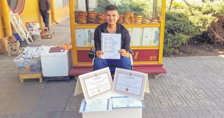 Kas hastası Kemal’in hayali