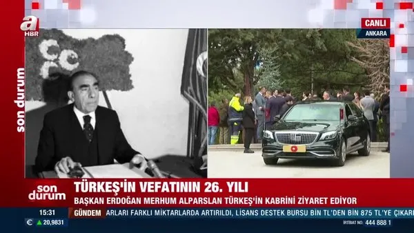 Başkan Erdoğan'dan Türkeş'in kabrine ziyaret | Video