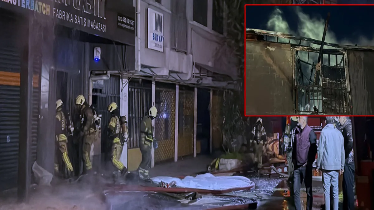 Bayrampaşa’da korkutan yangın! 5 katlı iş yerinin 3 katı küle döndü Bayrampaşa’da korkutan yangın! 5 katlı iş yerinin 3 katı küle döndü