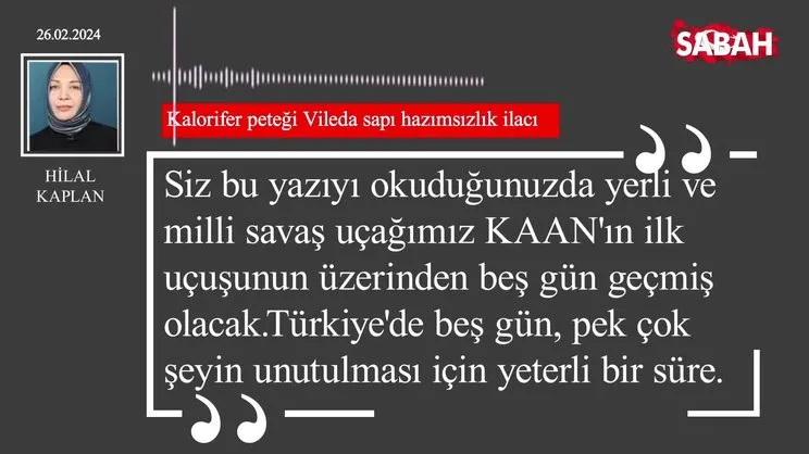 Hilal Kaplan | Kalorifer peteği Vileda sapı hazımsızlık ilacı