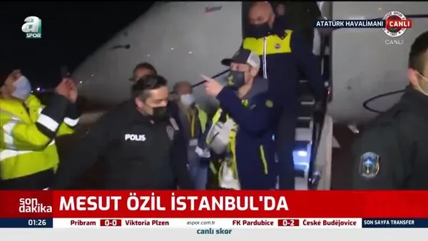 SON DAKİKA! Mesut Özil Fenerbahçe için İstanbul'da! İşte yıldız ismin ilk görüntüleri ve sözleri...