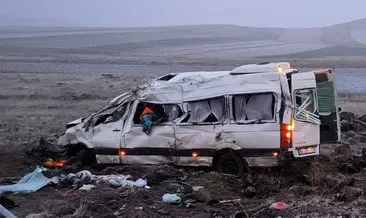 Kayseri’de can pazarı! Minibüs şarampole devrildi: 2 ölü, 10 yaralı