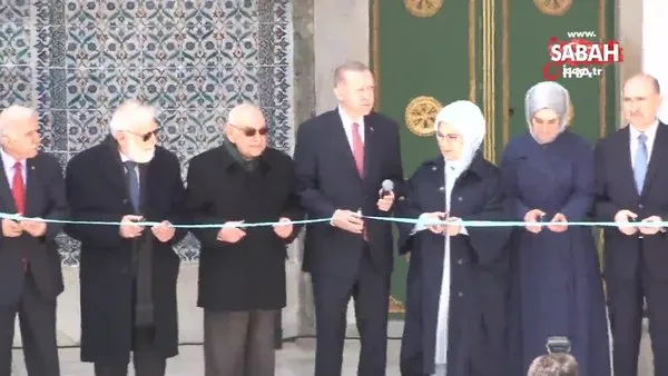 Başkan Erdoğan, Topkapı sarayında restorasyonu tamamlanan alanların açılışını gerçekleştirdi | Video