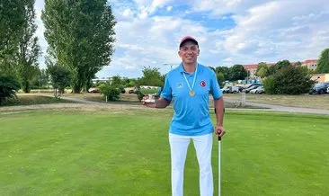Milli golfçü Mehmet Kazan, Almanya’da şampiyon oldu!