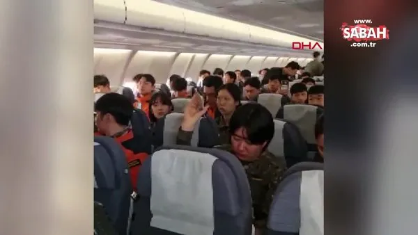 Güney Kore ekibine dönüş uçağında duygulandıran teşekkür! | Video