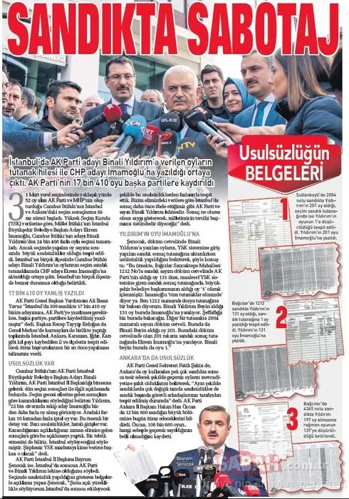 Türkiye İstanbul seçimlerindeki şaibe skandalını SABAH'tan okudu!