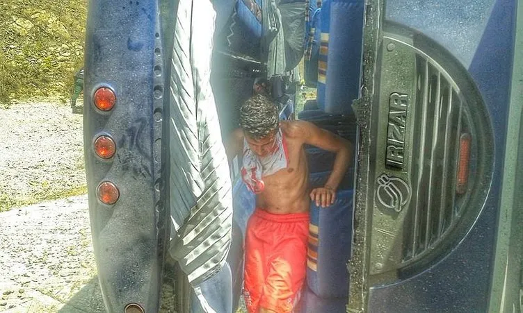 Huracan’ın takım otobüsü Venezuela’da devrildi