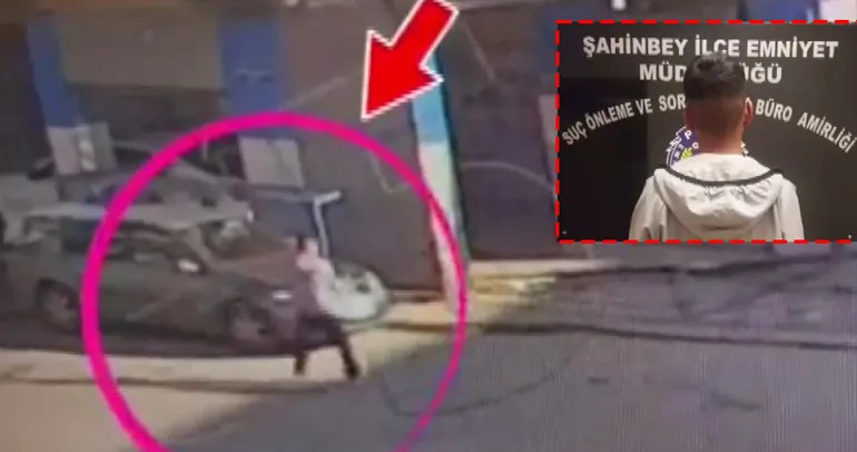 Gaziantep’te iş yerine pompalı tüfekle saldırı anı kamerada: 1 şüpheli yakalandı!