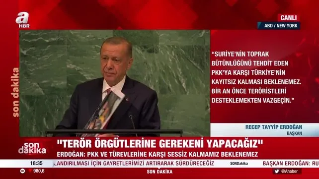 Başkan Erdoğan’dan Yunanistan’a sert tepki: Ege’yi mülteci mezarlığına çevirdi | Video