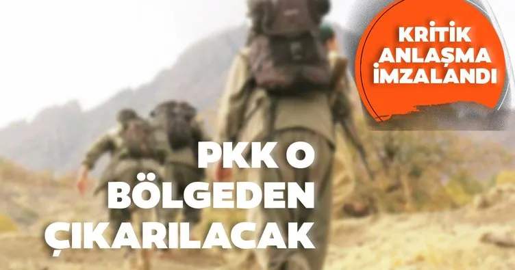 Sincar anlaşmasına göre terör örgütü PKK bölgeden çıkarılacak