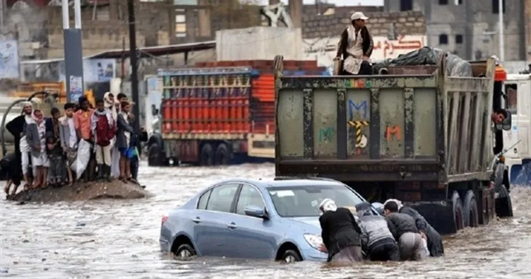Yemen’deki sel felaketinde 4 kişi öldü